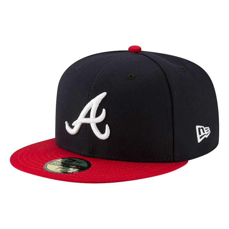 Gorras New Era 59fifty Azules - Atlanta Braves Authentic On Field Home 40279GFXZ